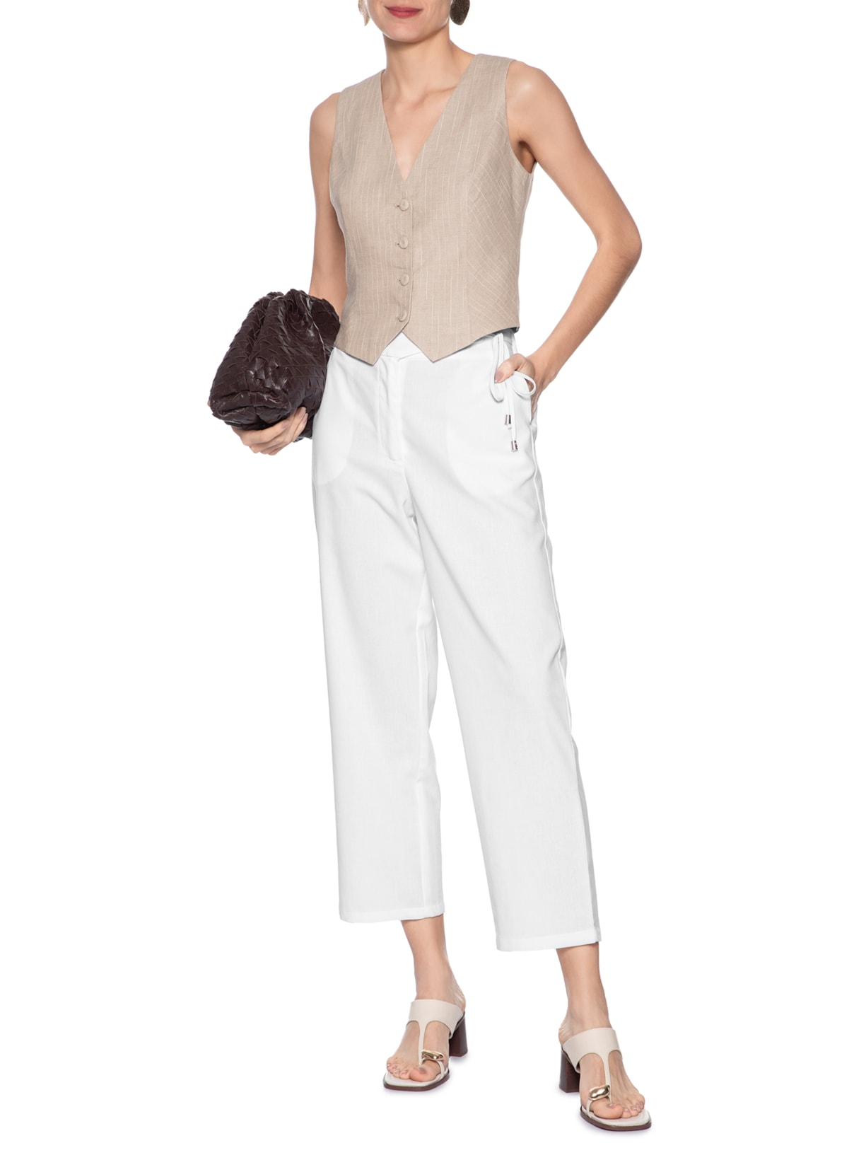 Calça Feminina Ronda Branco Le Lis