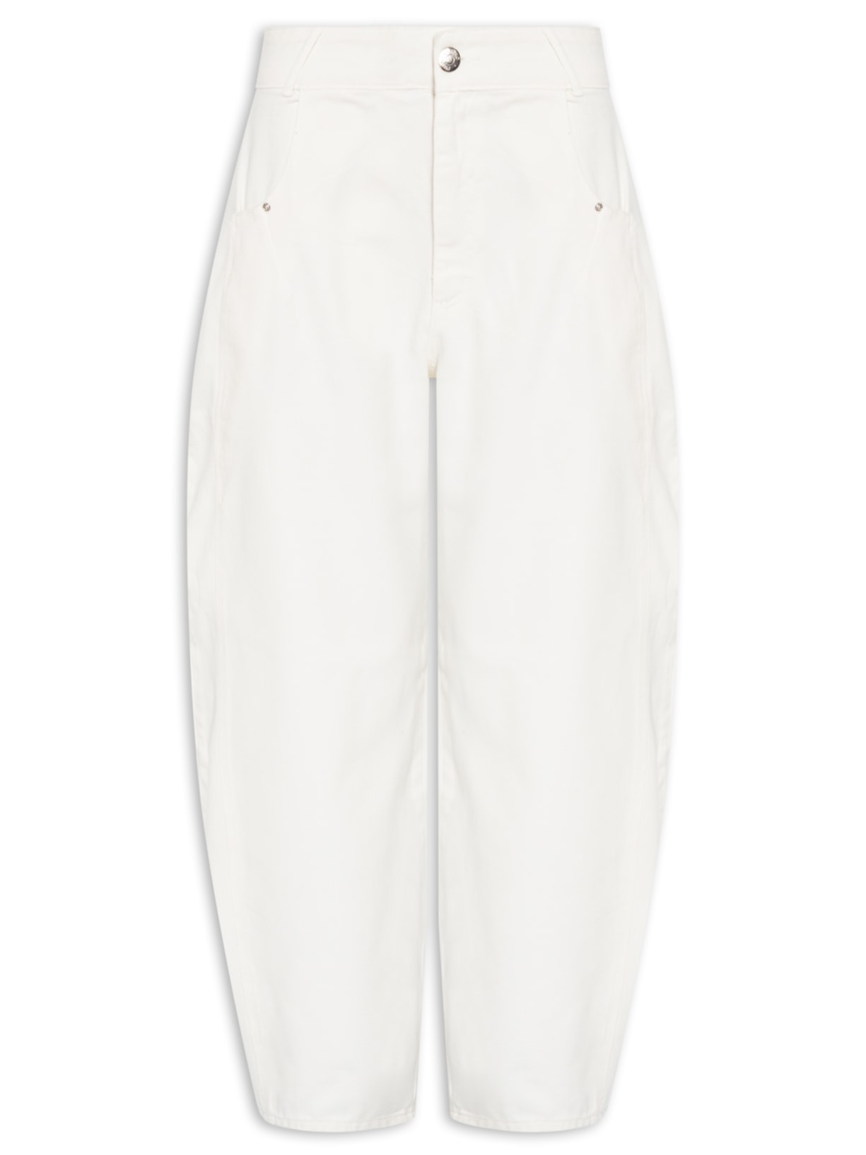 Calça Feminina Round Branco Francesca