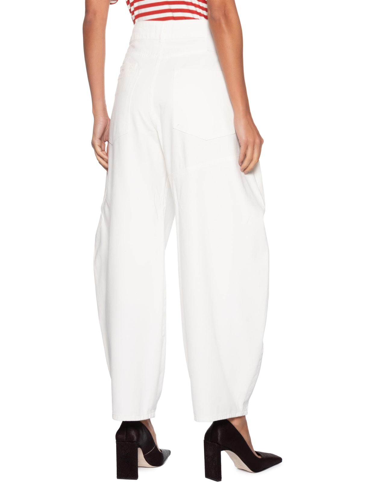 Calça Feminina Round Branco Francesca