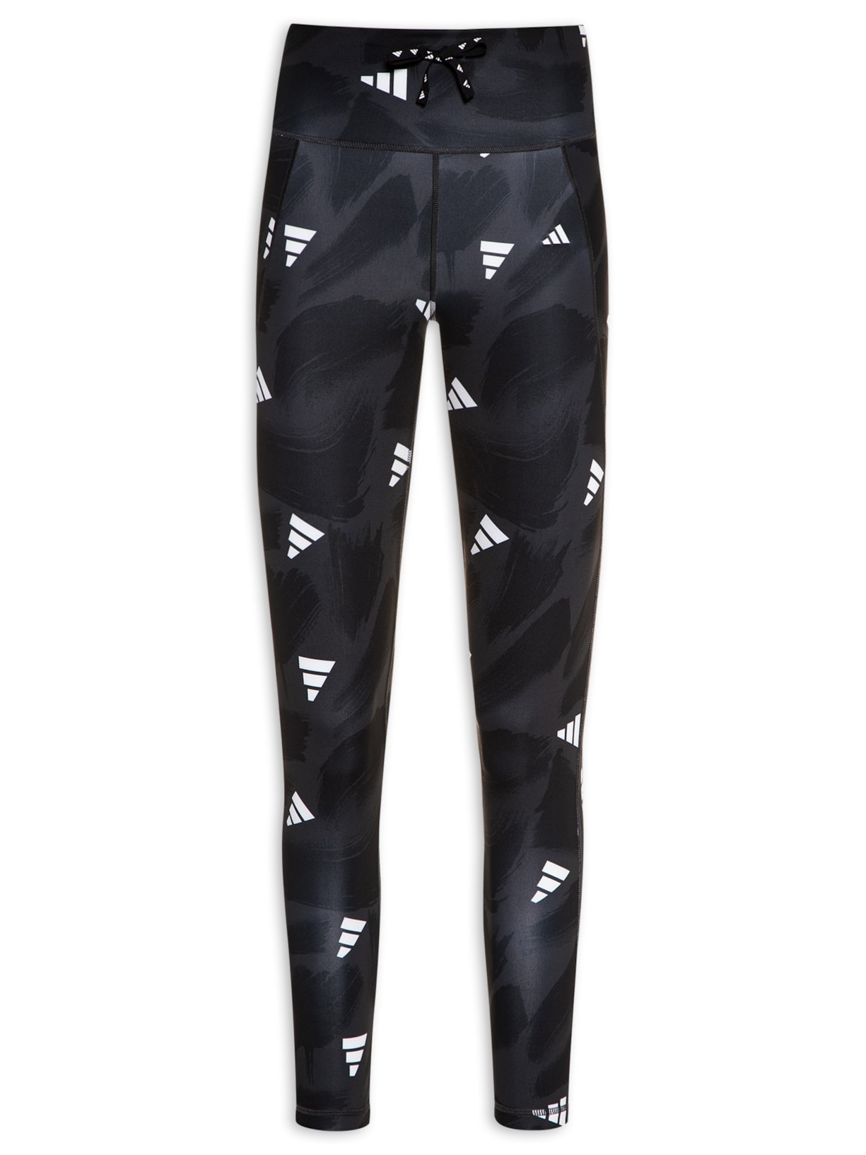 Calça Feminina Run Ess Aop - Preto