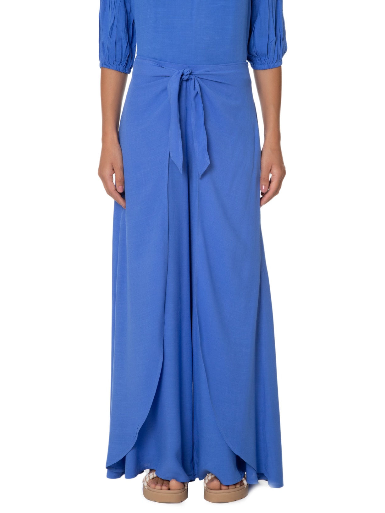 Calça Feminina Saia Azul Maria Filó