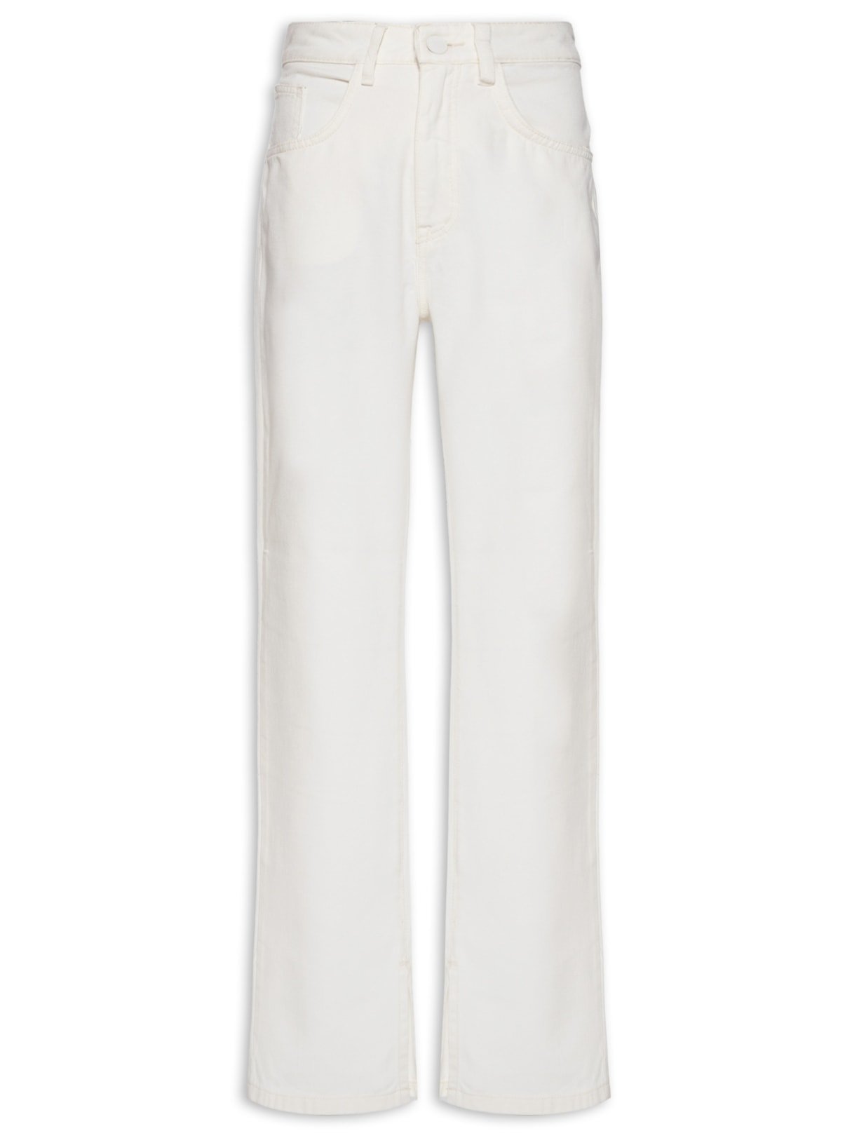 Calça Feminina Sarja Basic - Branco