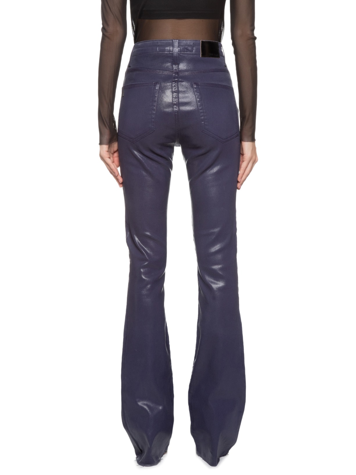 Calça Feminina Sarja Boot Basic High Like Leather Azul Animale Jeans