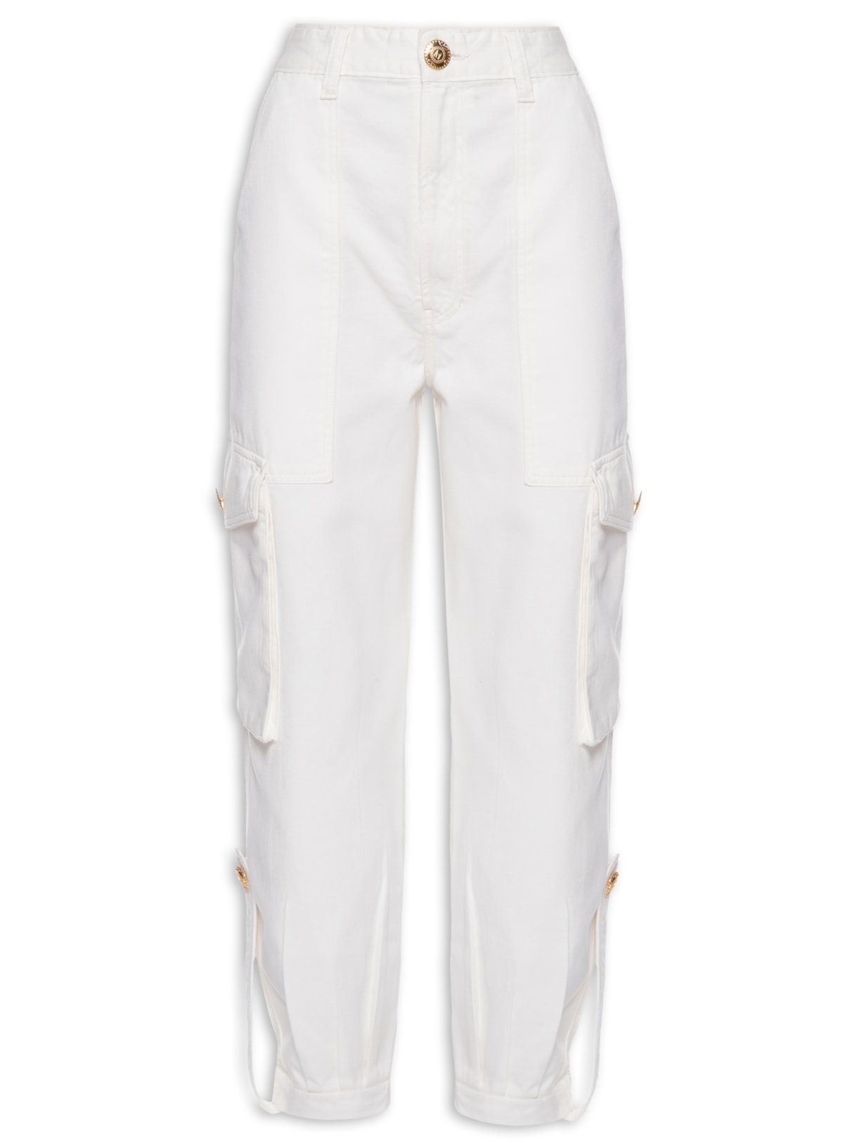 Calça Feminina Sarja Botswana - Off White