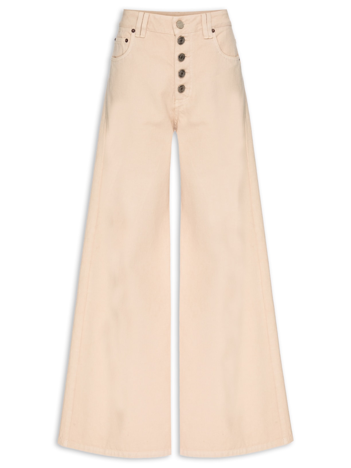 Calça Feminina Sarja Butter I26 Bege Mixed