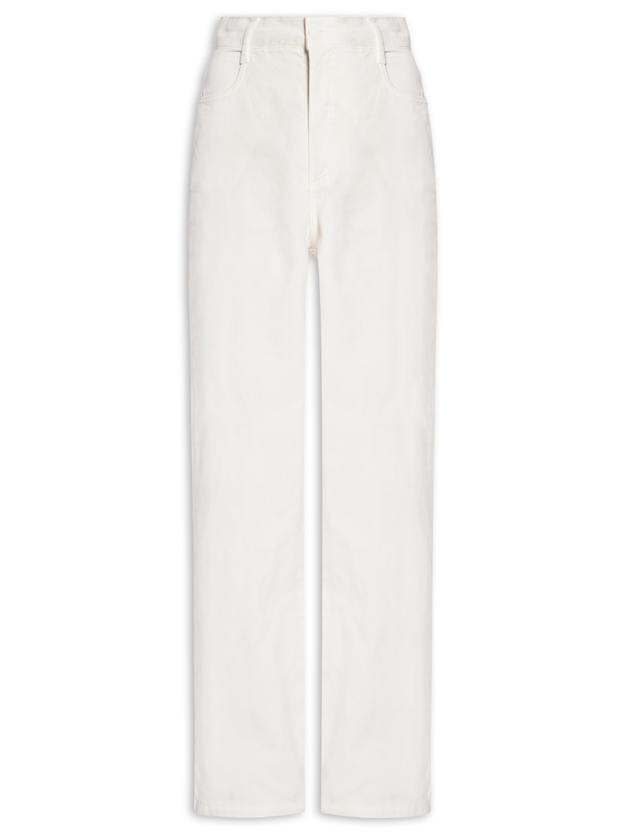 Calça Feminina Sarja Color - Branco