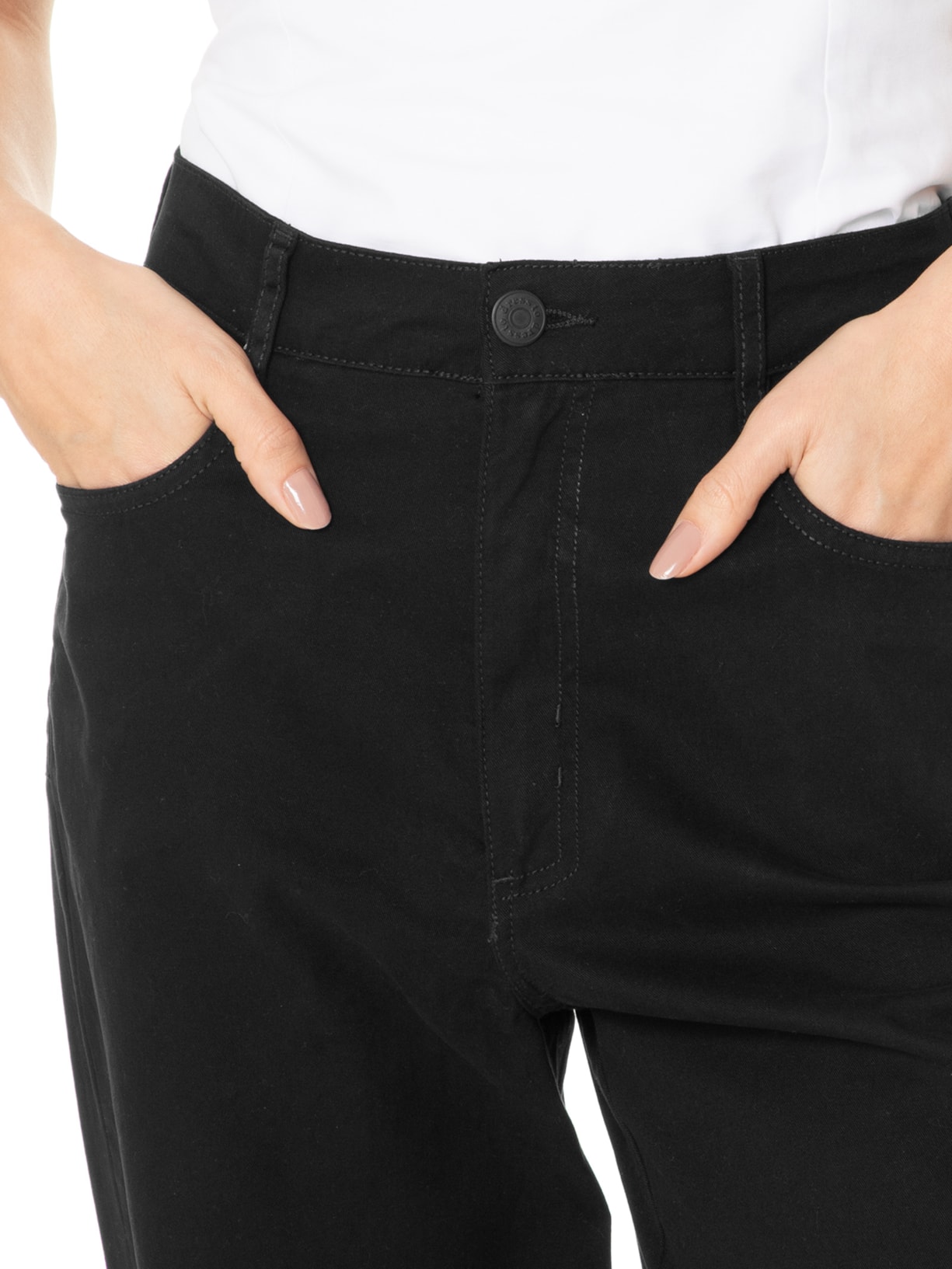 Calça Feminina Sarja Color Preto Dress To