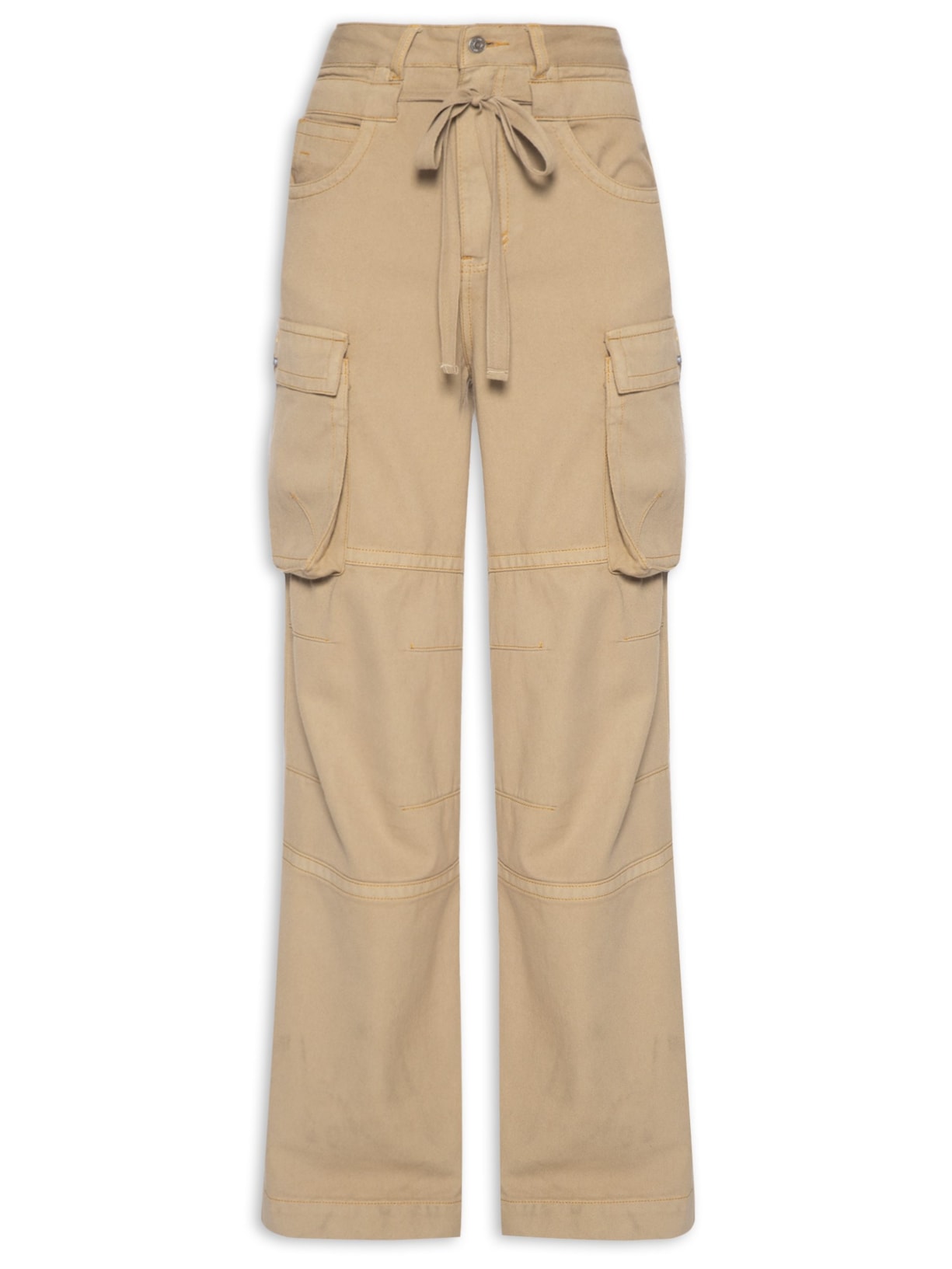 Calça Feminina Sarja Elle - Bege