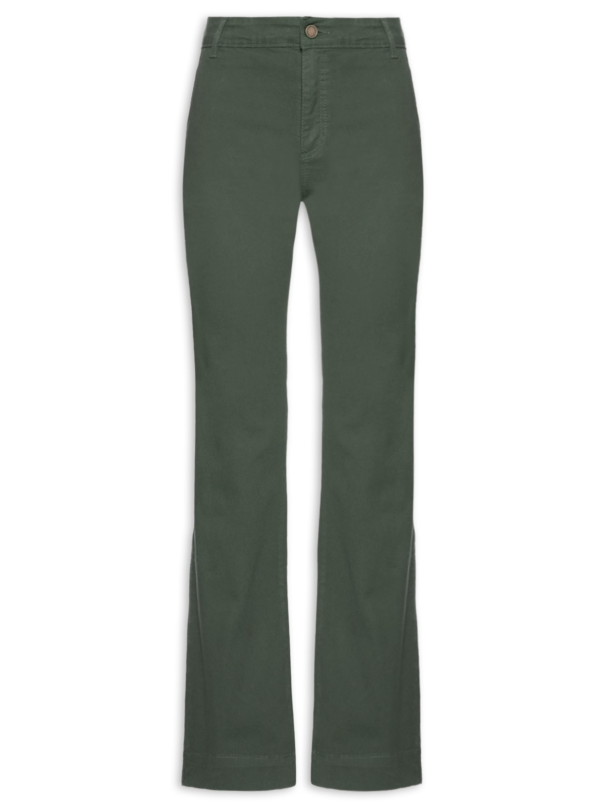 Calça Feminina Sarja Flare - Verde