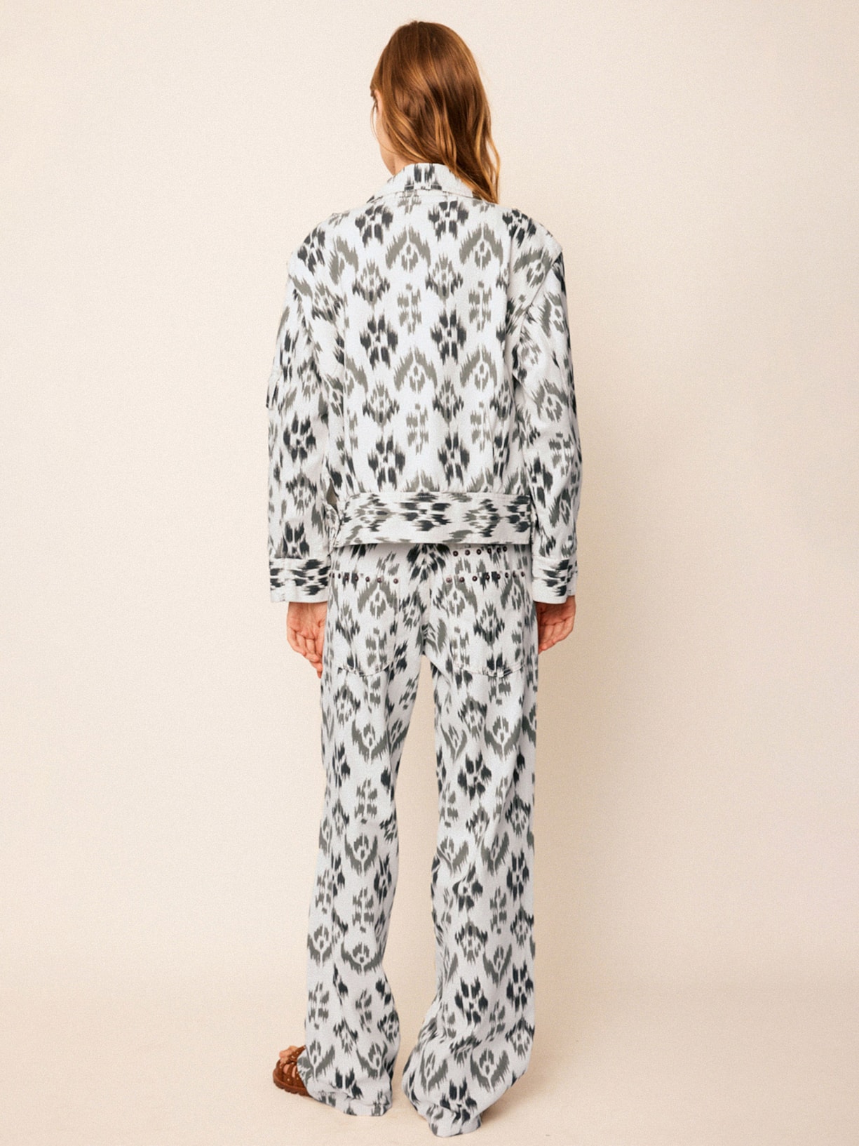 Calça Feminina Sarja Johdpur Branco Mixed