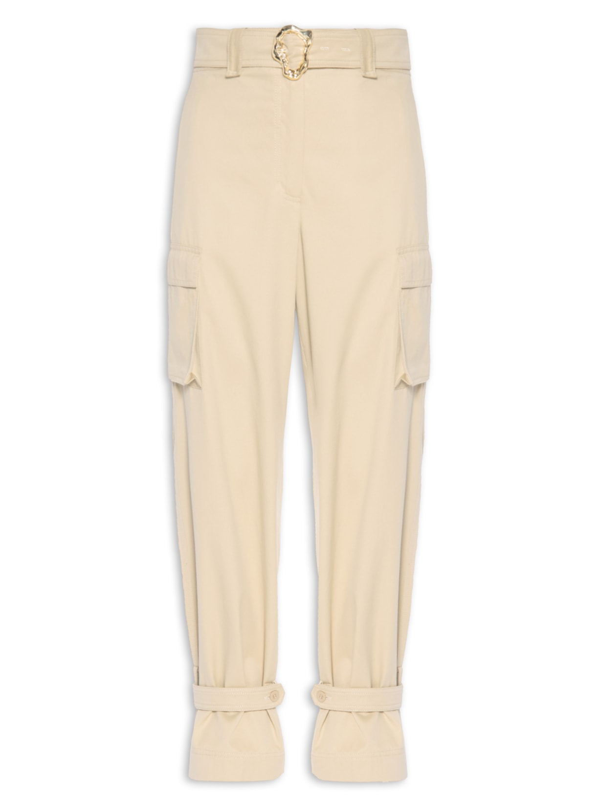 Calça Feminina Sarja Leve Amelie - Bege