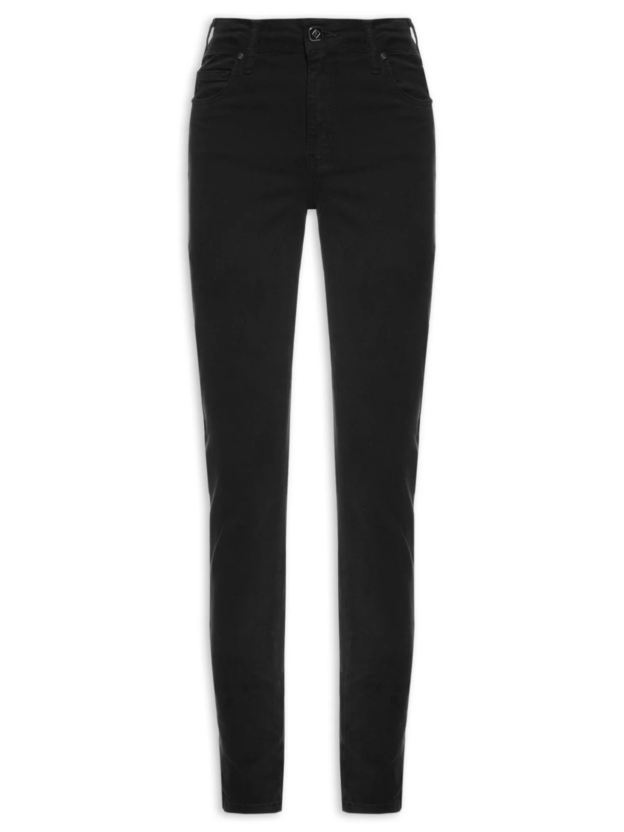 Calça Feminina Sarja Marisa 2 Cigarrete - Preto