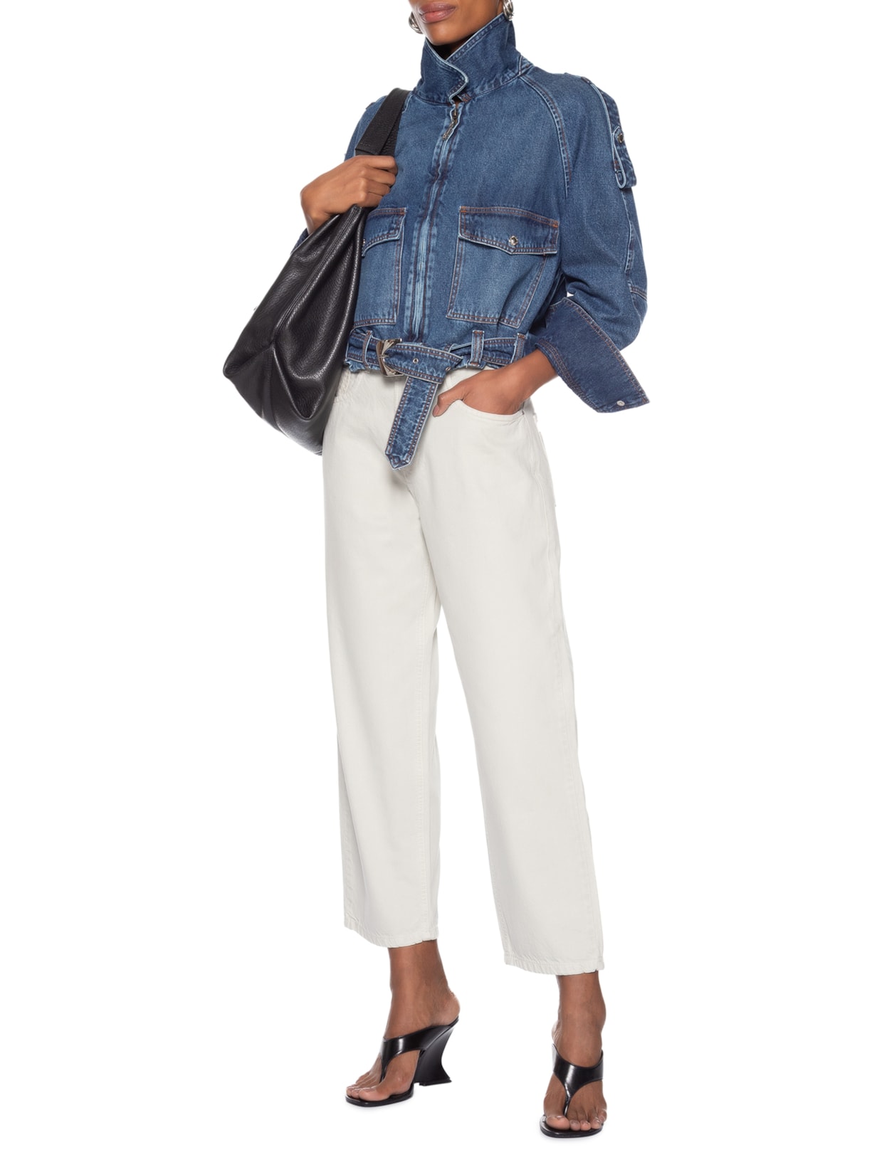 Calça Feminina Sarja Nipper Stoned - Cinza by ANIMALE JEANS