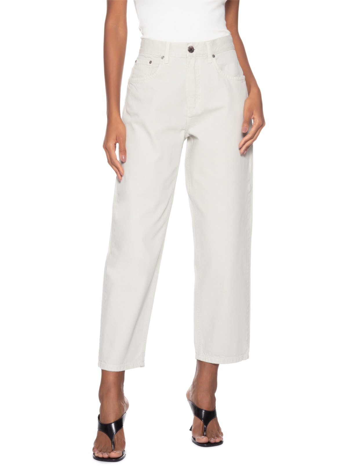 Calça Feminina Sarja Nipper Stoned Cinza Animale Jeans