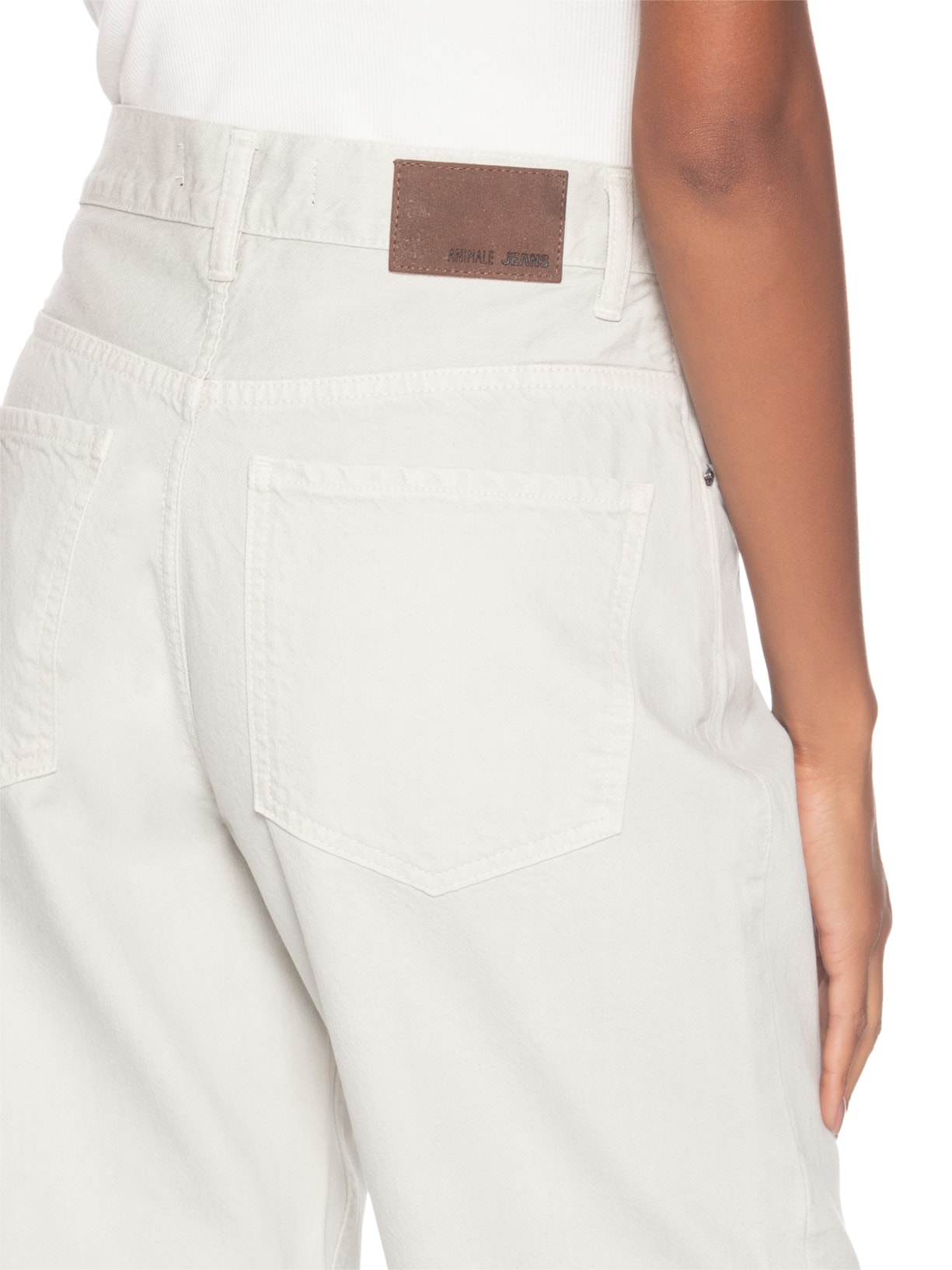 Calça Feminina Sarja Nipper Stoned - Cinza by ANIMALE JEANS