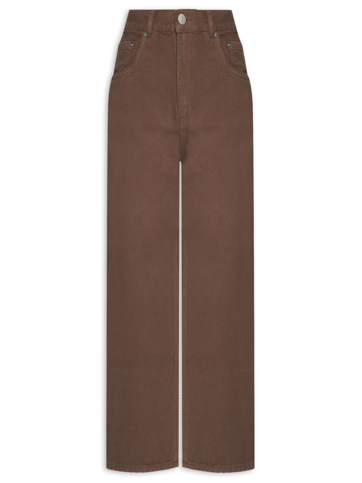 Calça Feminina Sarja Nipper Stoned - Marrom