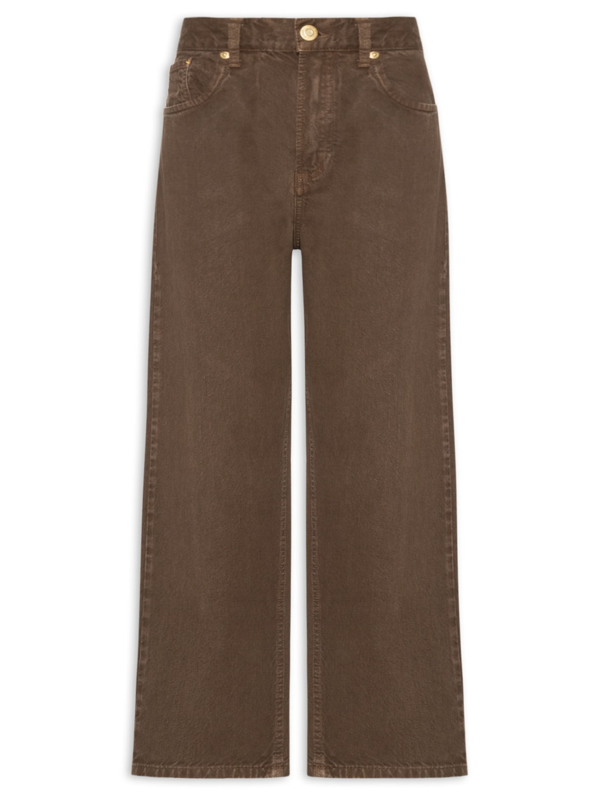 Calça Feminina Sarja Nipper Stoned - Marrom