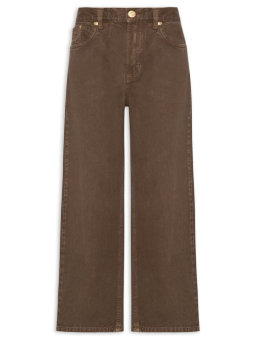 Calça Feminina Sarja Nipper Stoned - Marrom