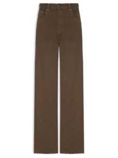 Calça Feminina Sarja Pantalona Barra A Fio - Marrom by ANIMALE JEANS
