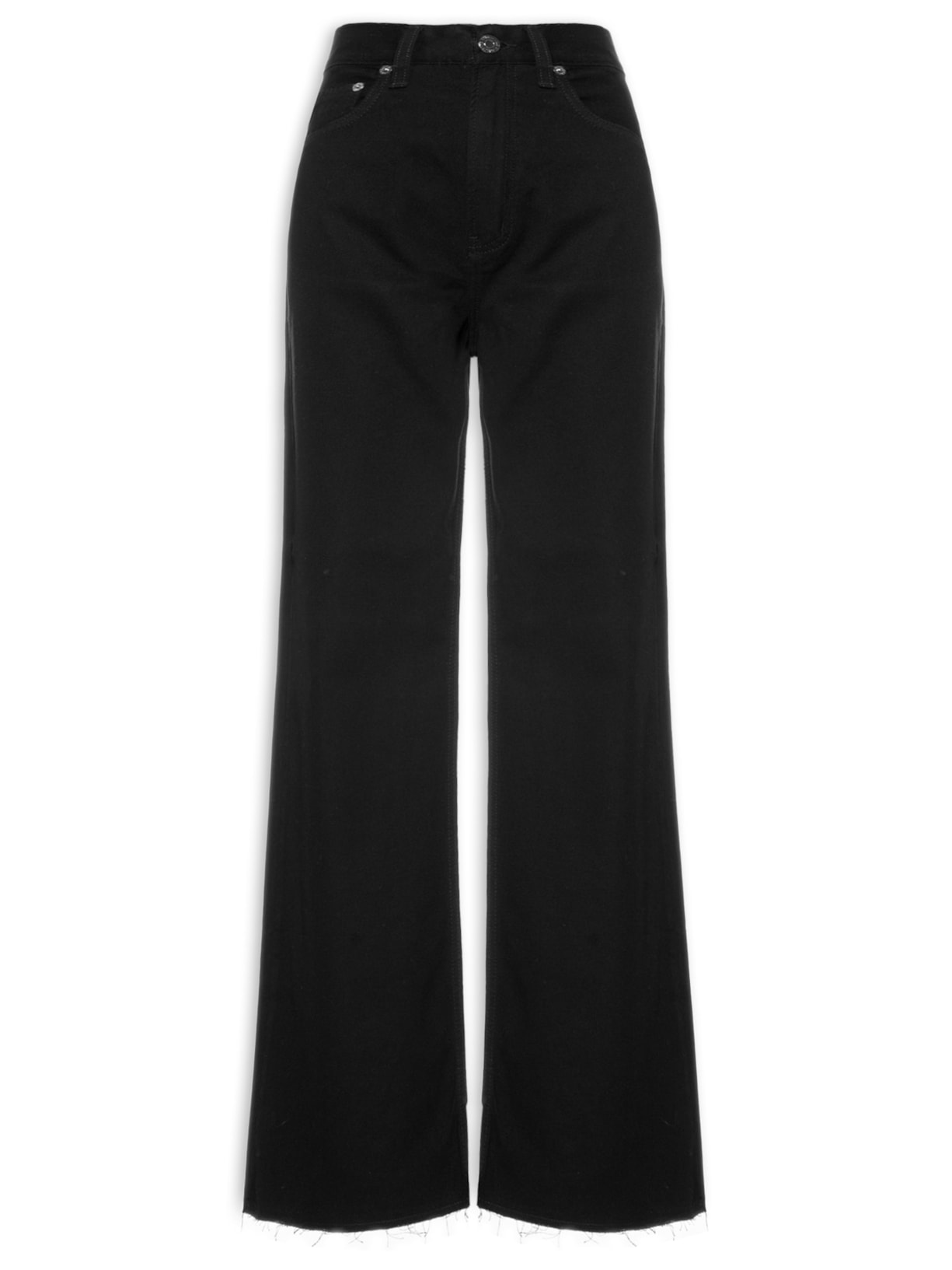 Calça Feminina Sarja Pantalona - Preto