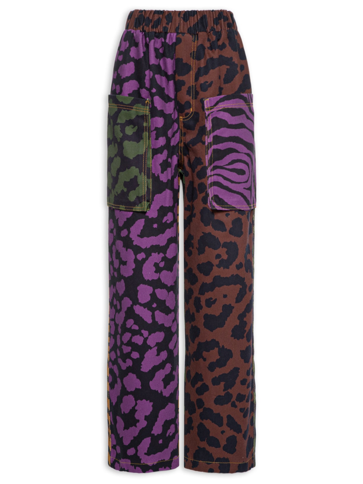 Calça Feminina Sarja Patch Selvatica Preto  Farm