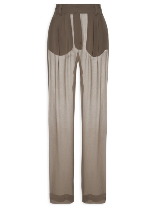 Calça Feminina Seda Inessa - Marrom