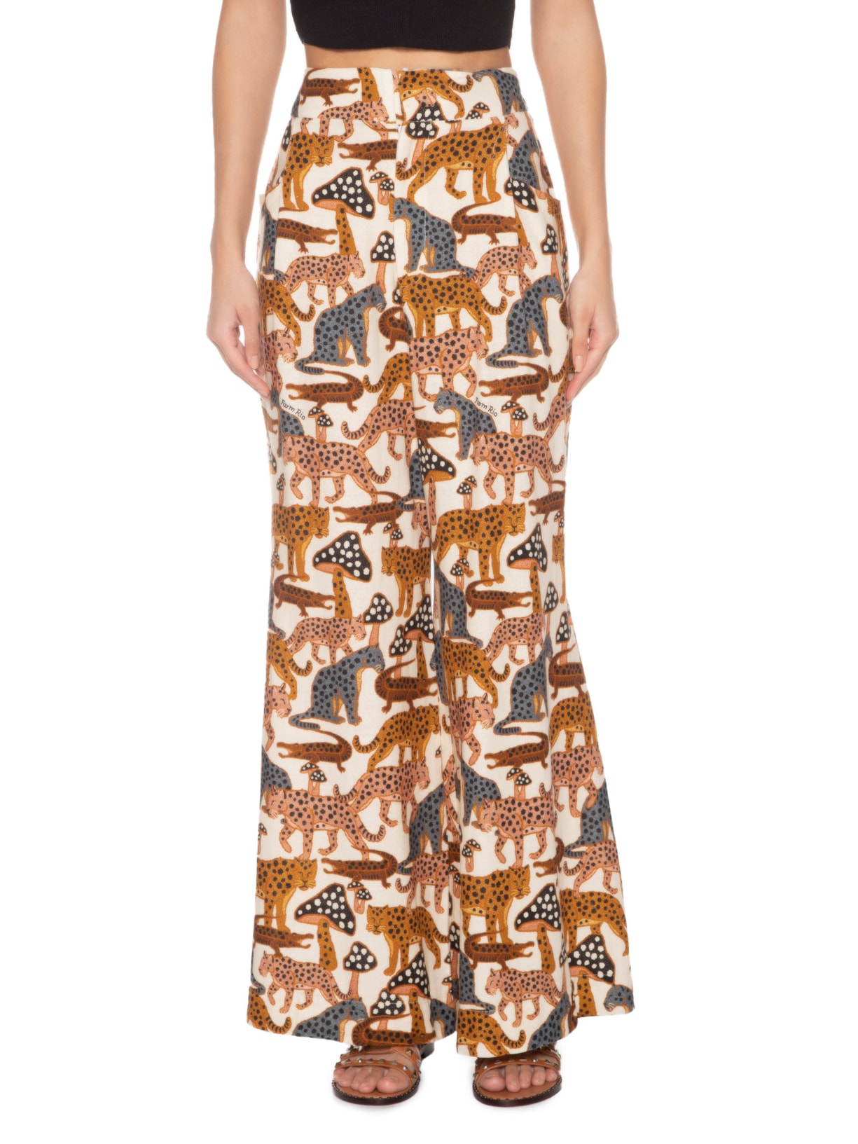 Calça Feminina Selva De Poá Off White Farm