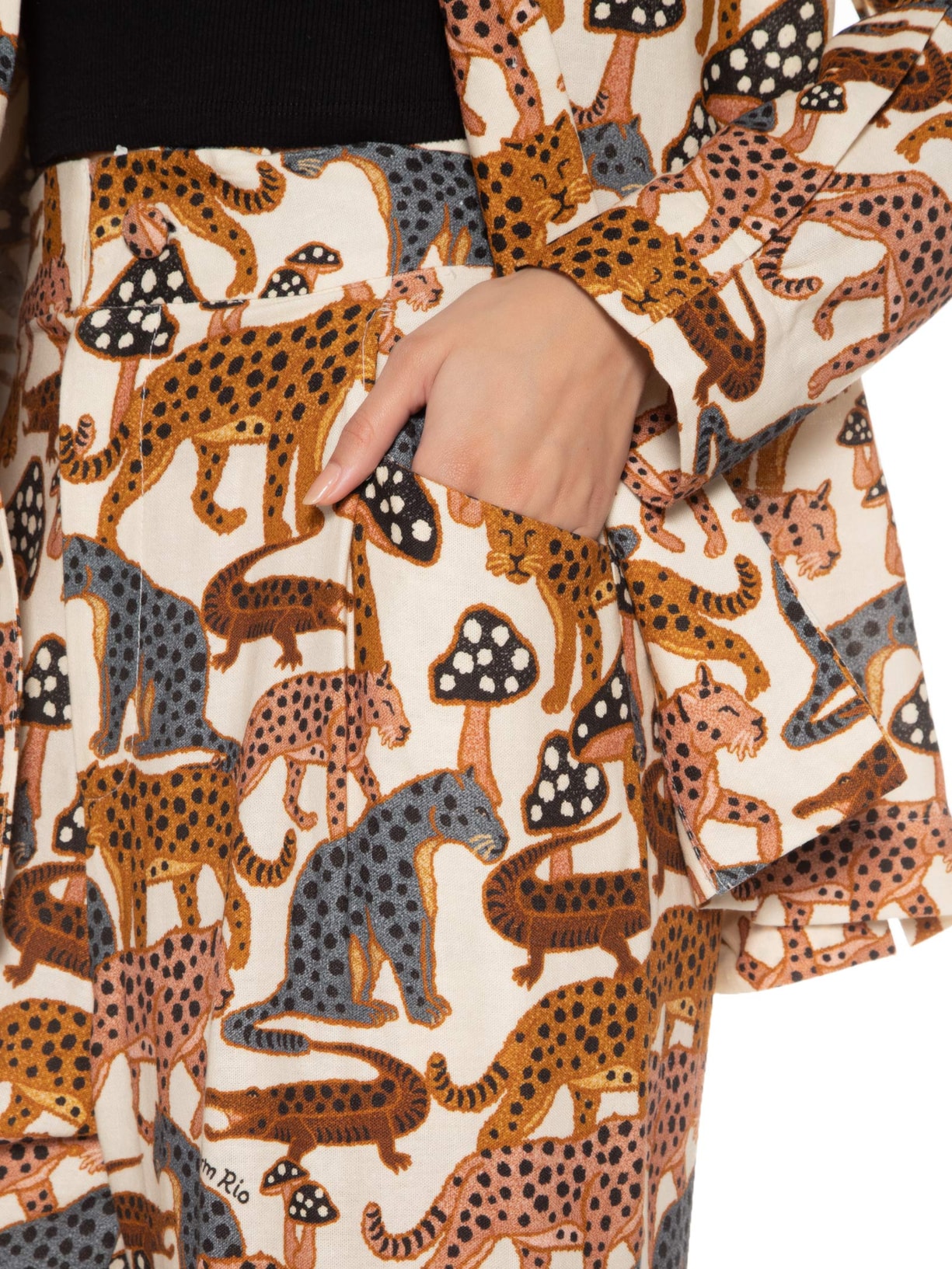 Calça Feminina Selva De Poá Off White Farm