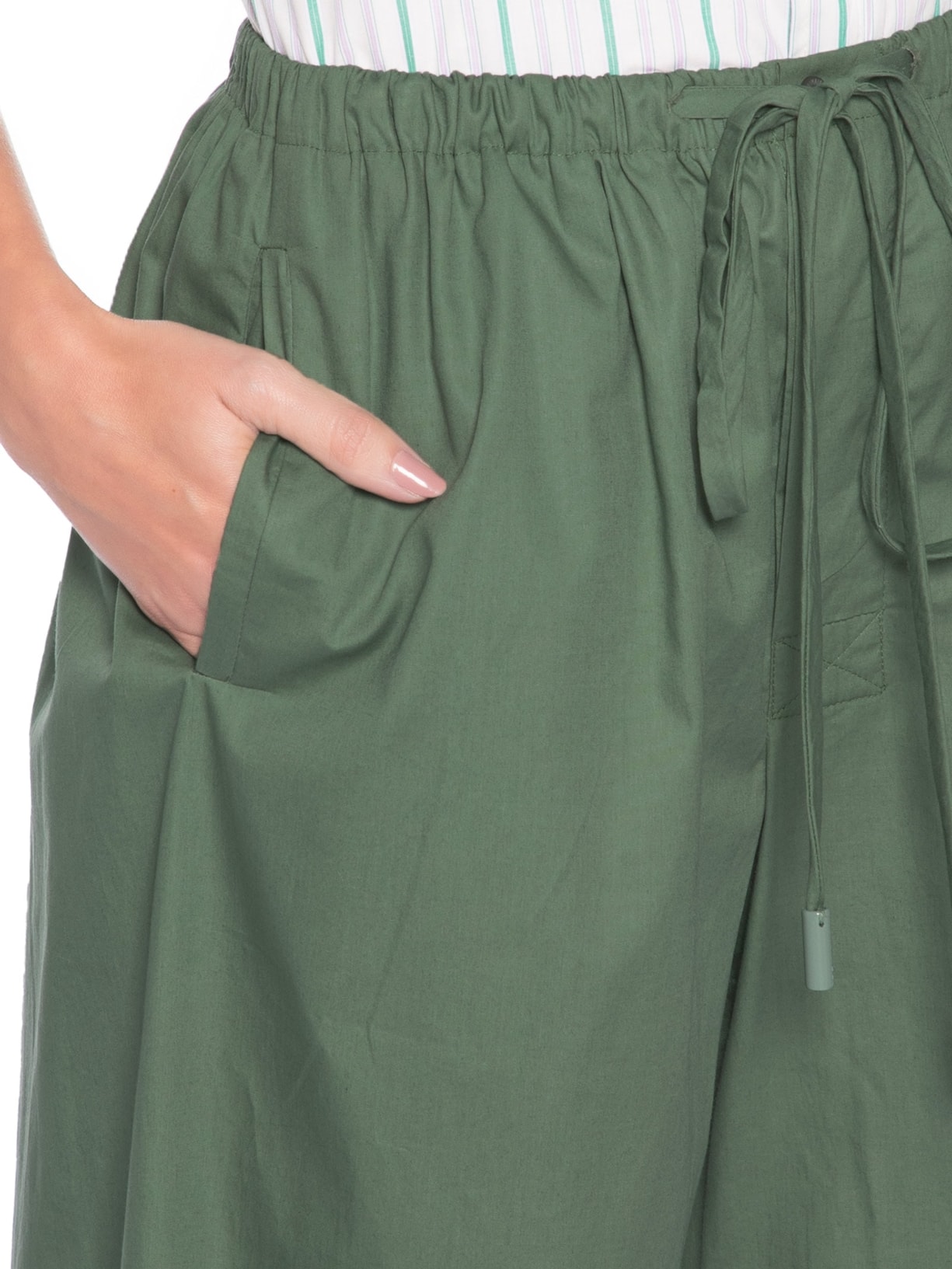 Calça Feminina Sem Costura Esportiva Verde Animale