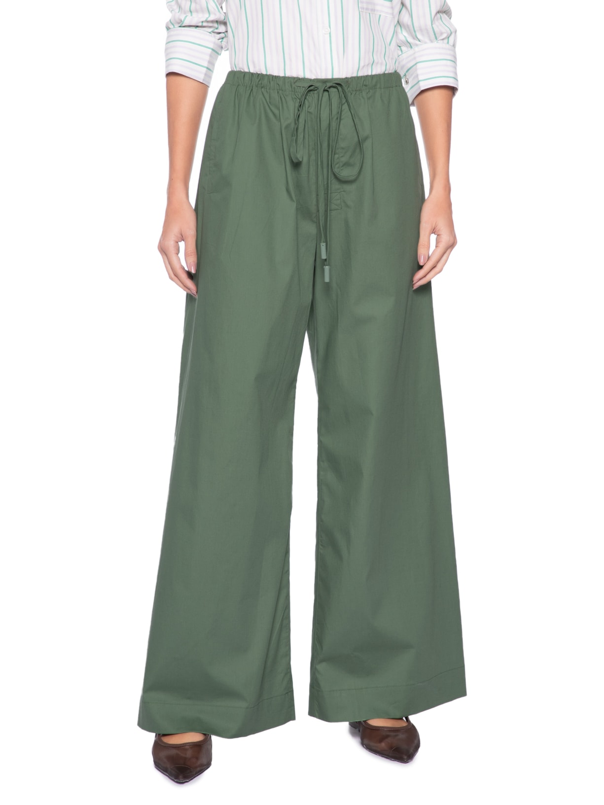 Calça Feminina Sem Costura Esportiva Verde Animale