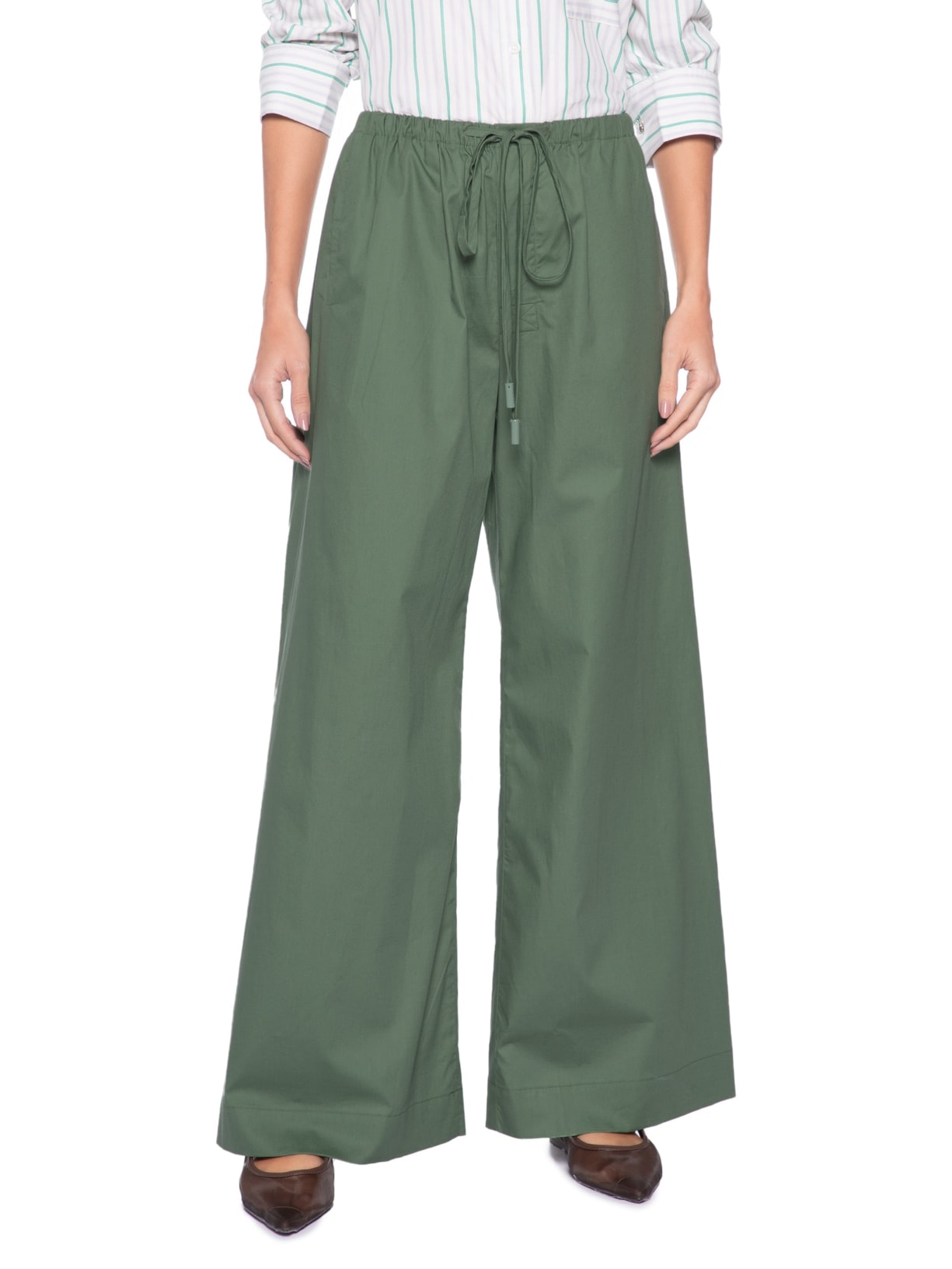 Calça Feminina Sem Costura Esportiva Verde Animale
