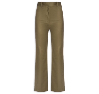 Calça Feminina Semi Flare Bolso Faca - Verde