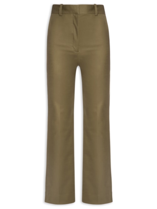 Calça Feminina Semi Flare Bolso Faca - Verde