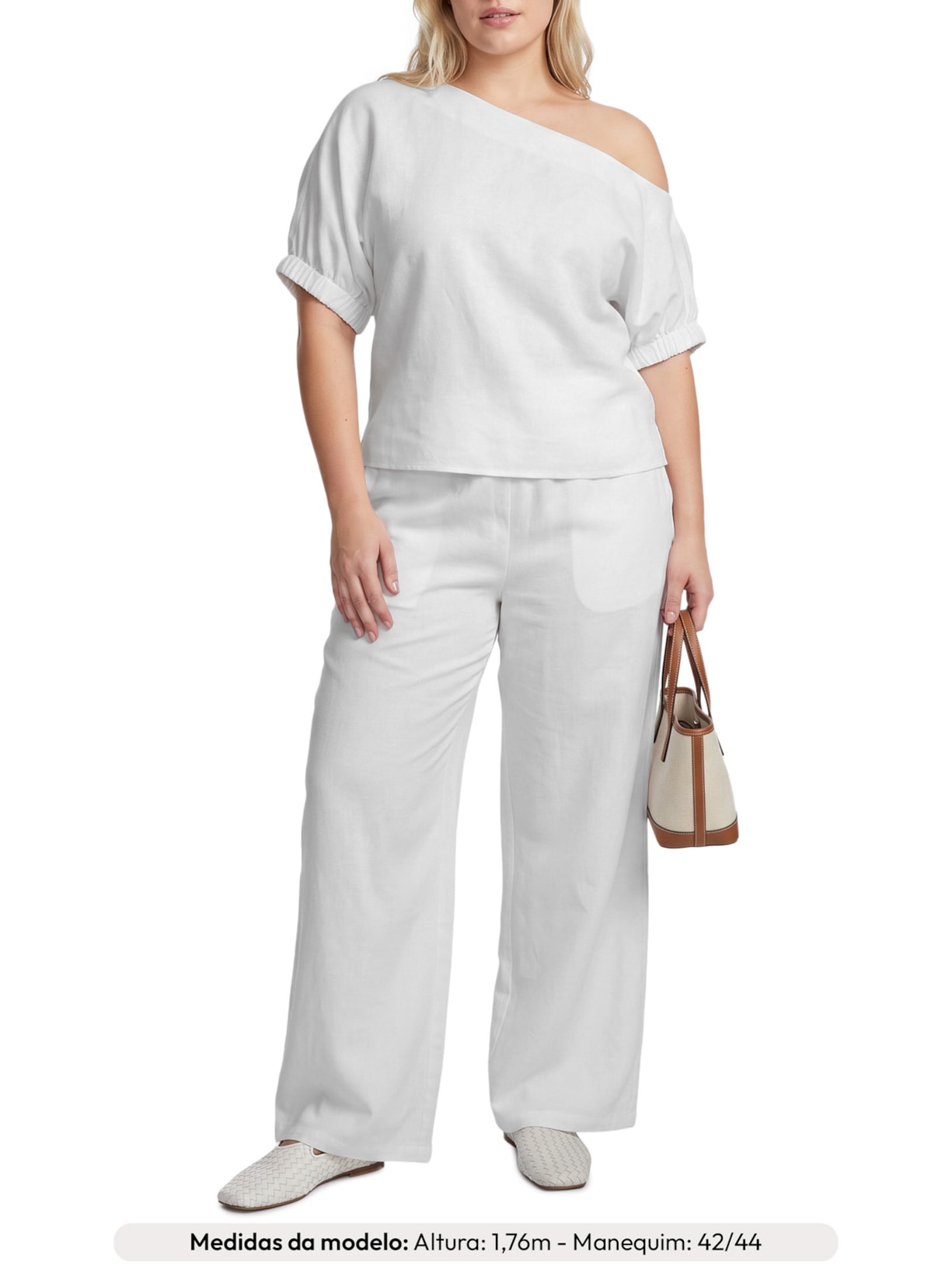Calça Feminina Serena Branco Le Lis