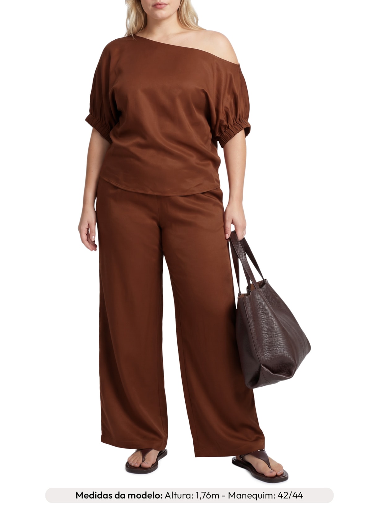 Calça Feminina Serena Marrom Le Lis