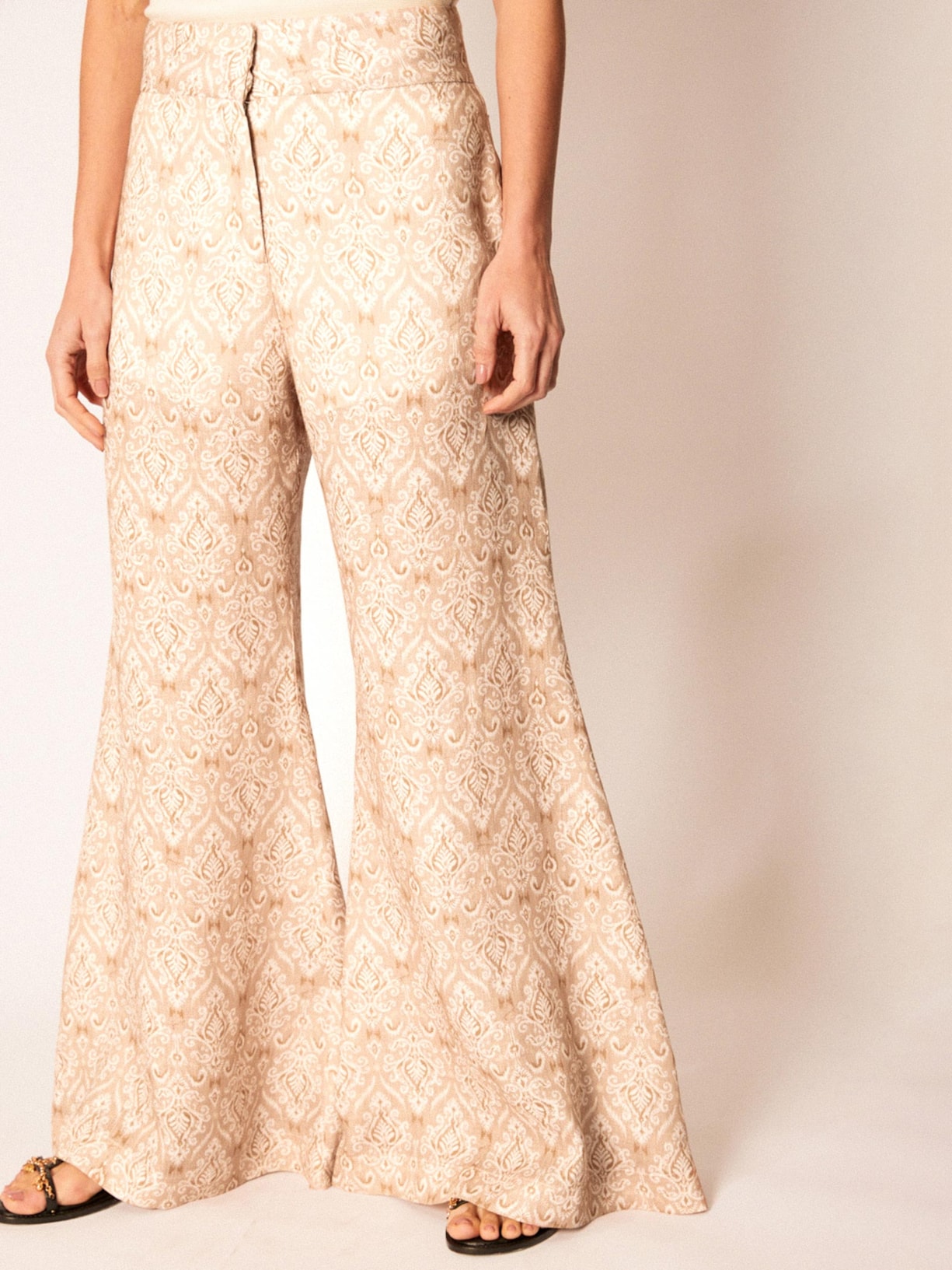 Calça Feminina Shanti Bege Mixed