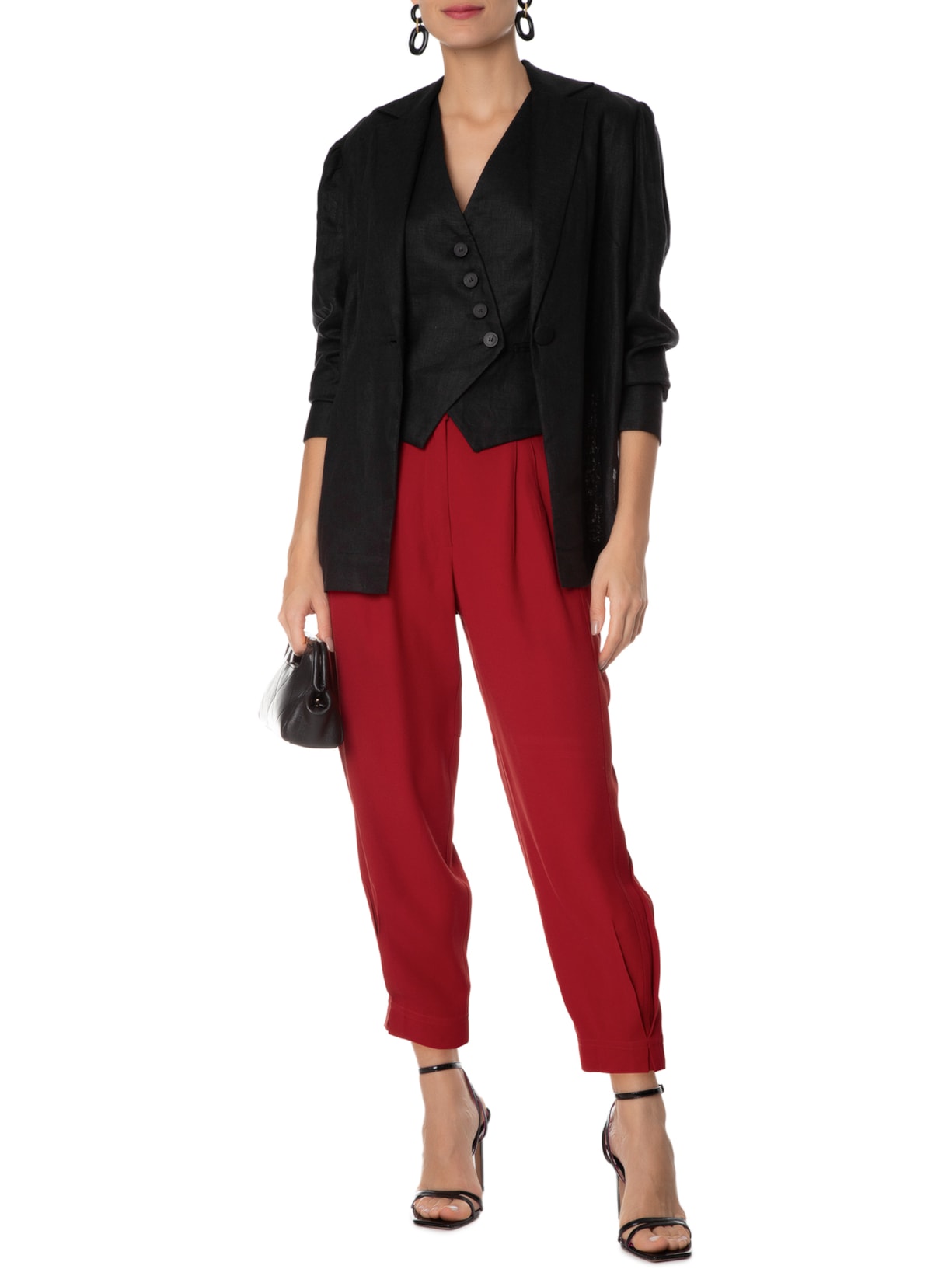 Calça Feminina Silvia Vermelho Iorane