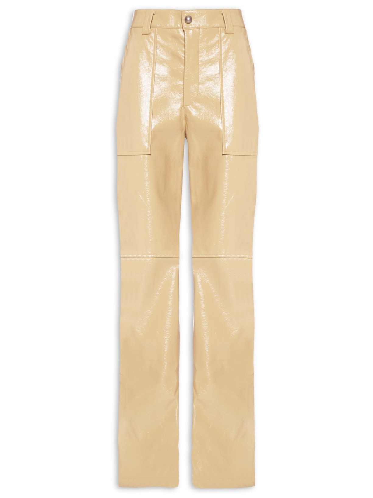 Calça Feminina Sintética - Bege