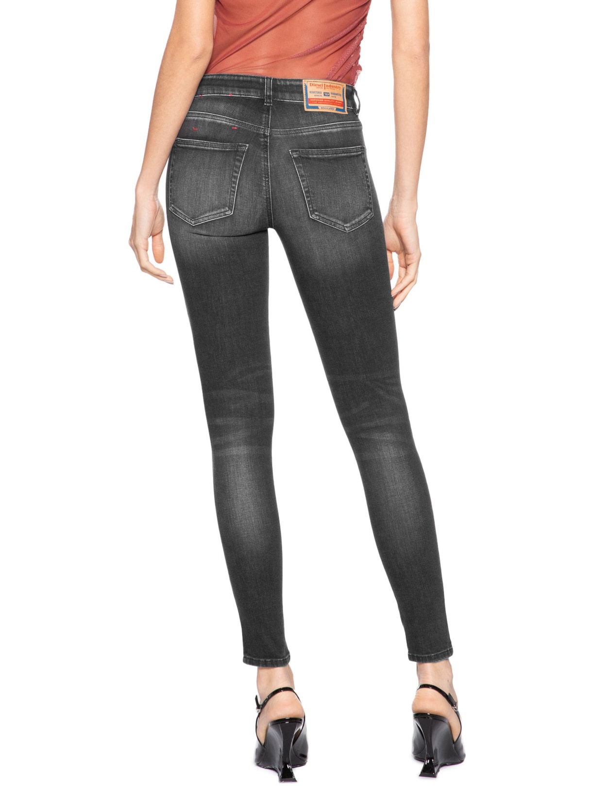 Calça Feminina Skinny 2017 Slandy L.32 Preto Diesel