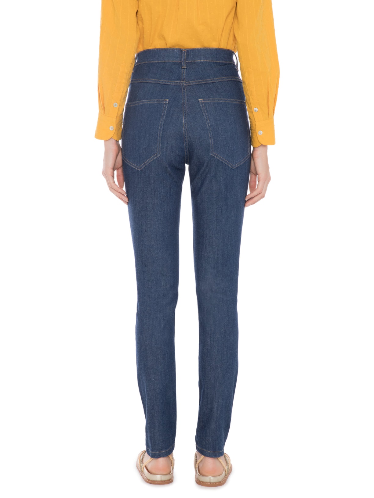 Calça Feminina Skinny 5 Botões Jeans Azul N.y.b.d.