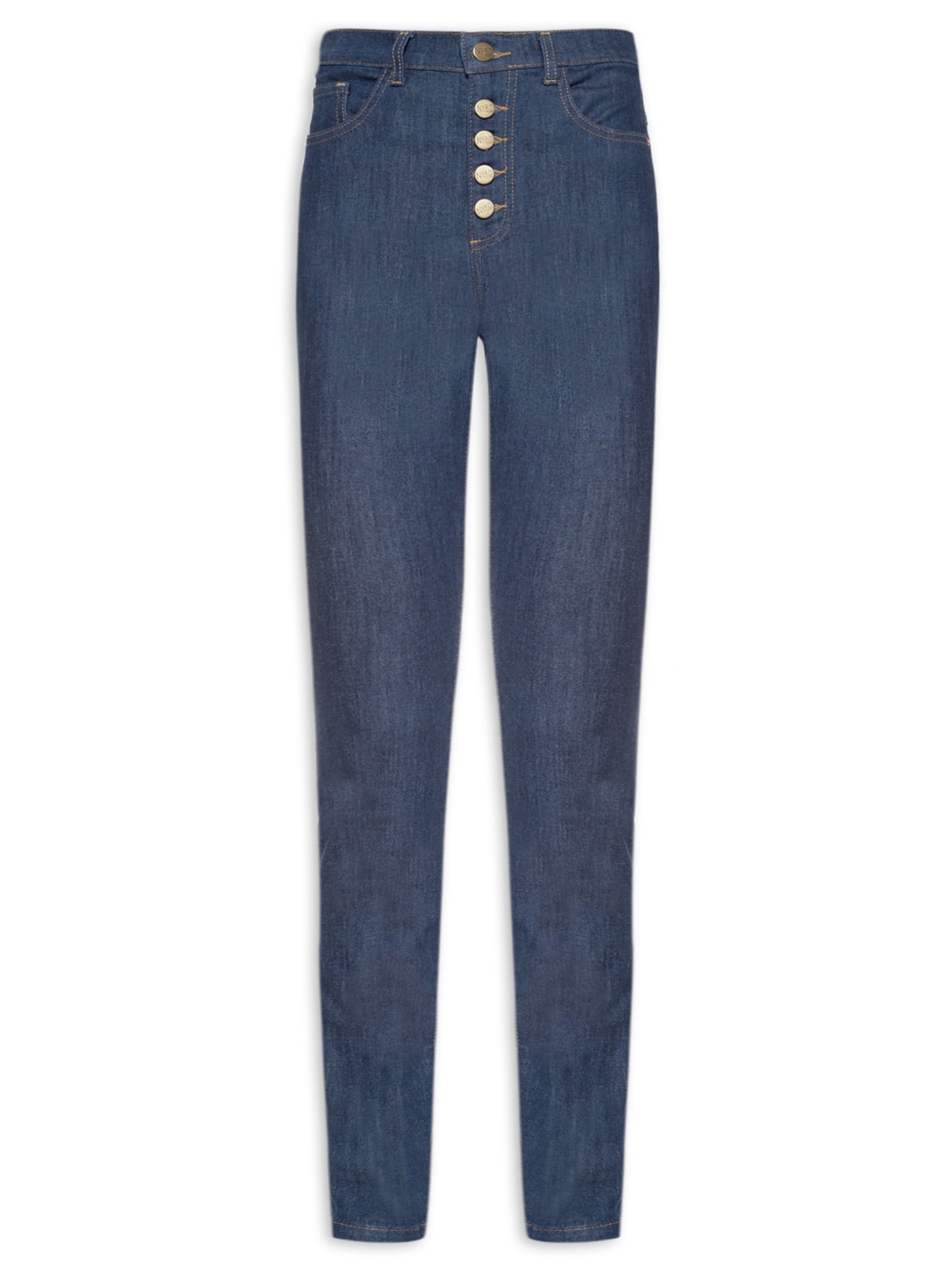 Calça Feminina Skinny 5 Botões Jeans Azul N.y.b.d.
