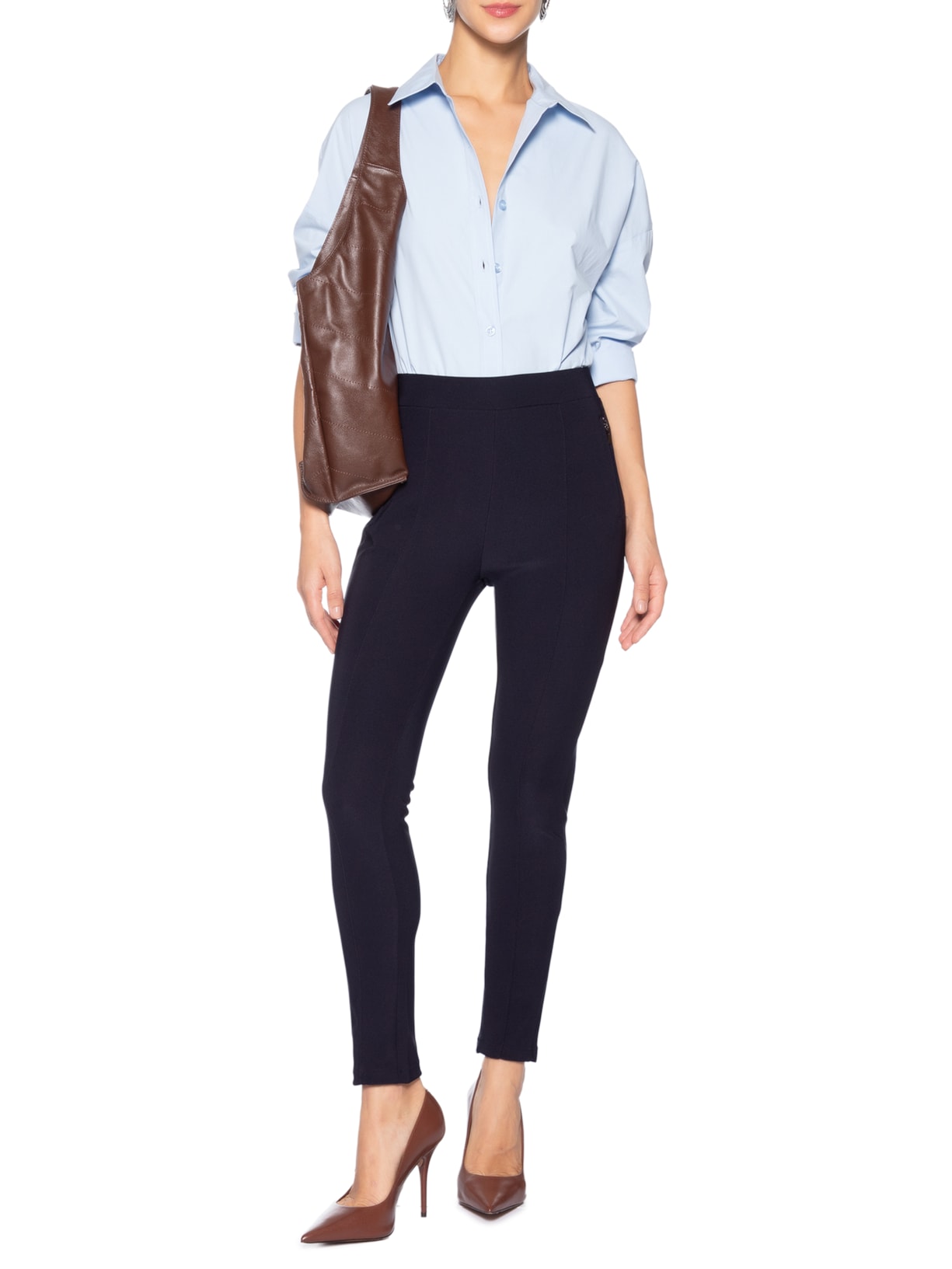 Calça Feminina Skinny Azul Market 33