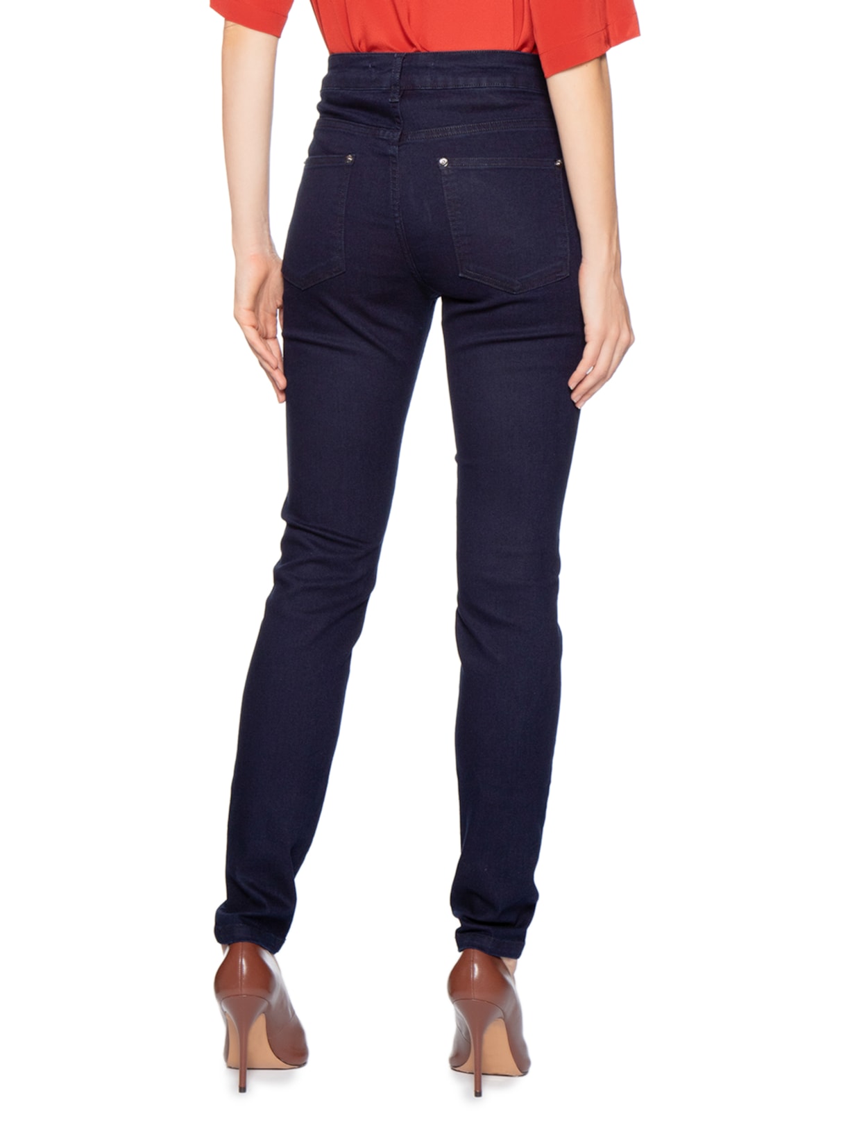 Calça Feminina Skinny Jeans Paris Amaciado Azul Animale