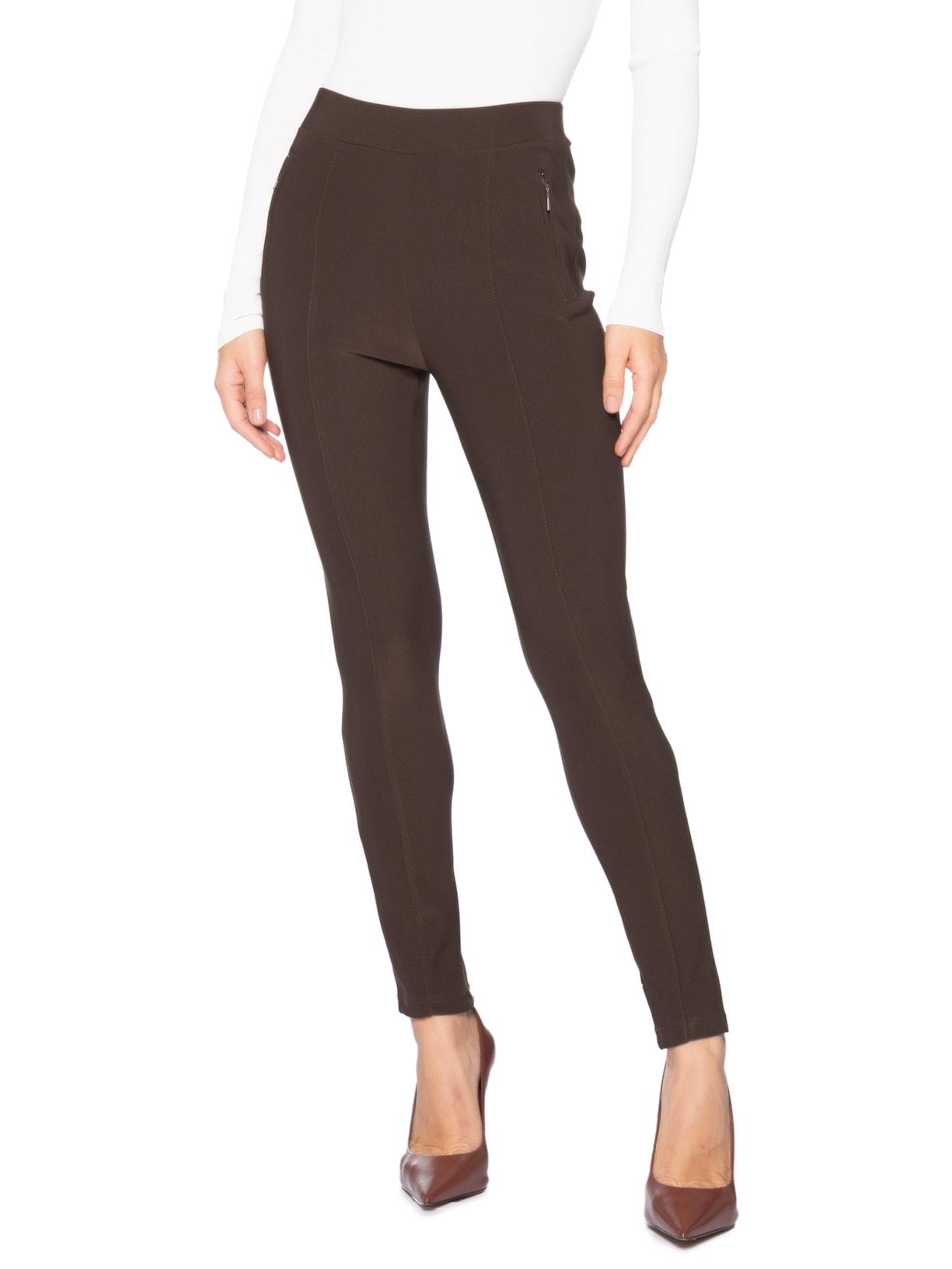 Calça Feminina Skinny Marrom Market 33