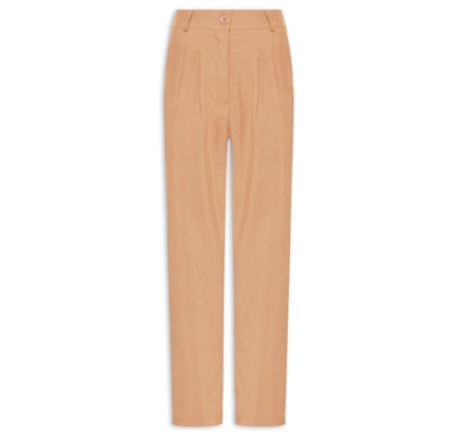 Calça Feminina Slim Alfaiataria - Bege
