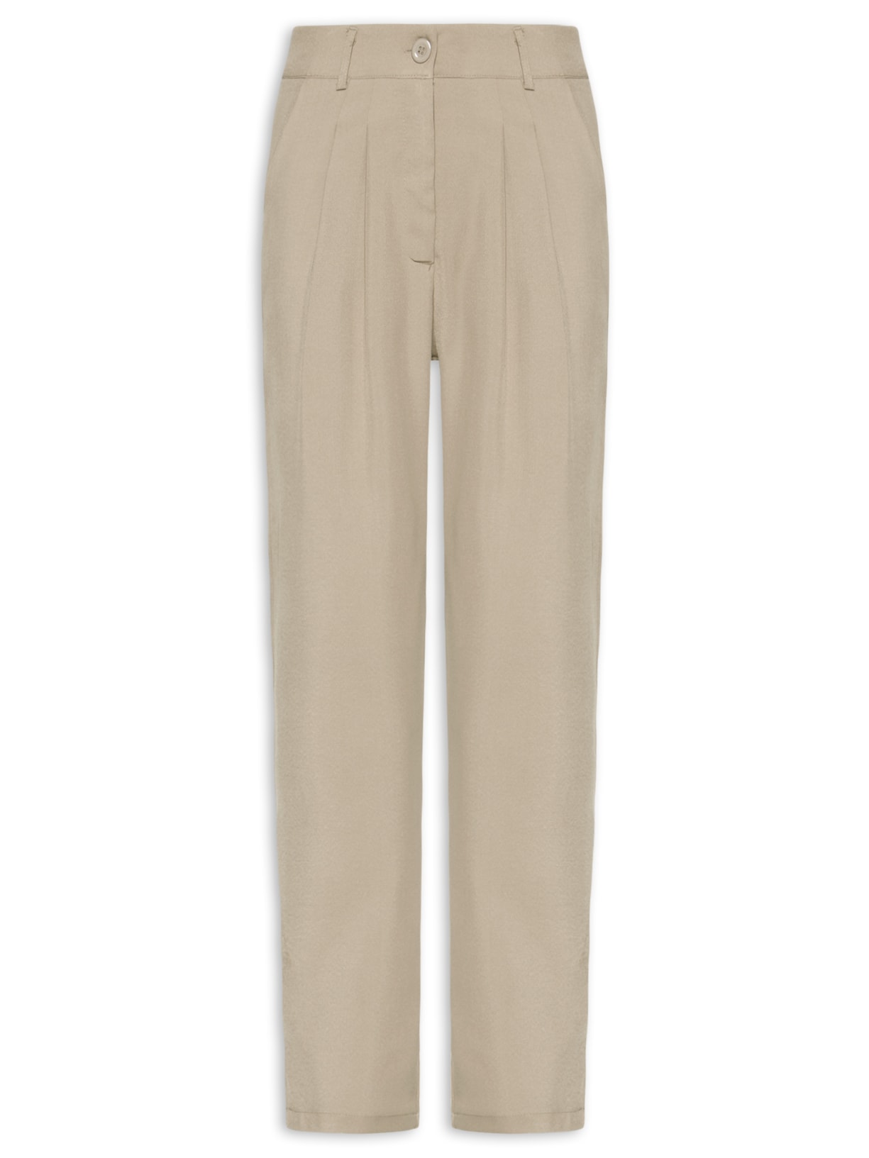 Calça Feminina Slim Alfaiataria - Bege