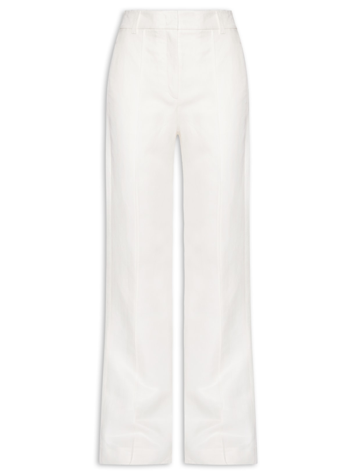 Calça Feminina Slim Alfaiataria Brumas Branco Animale