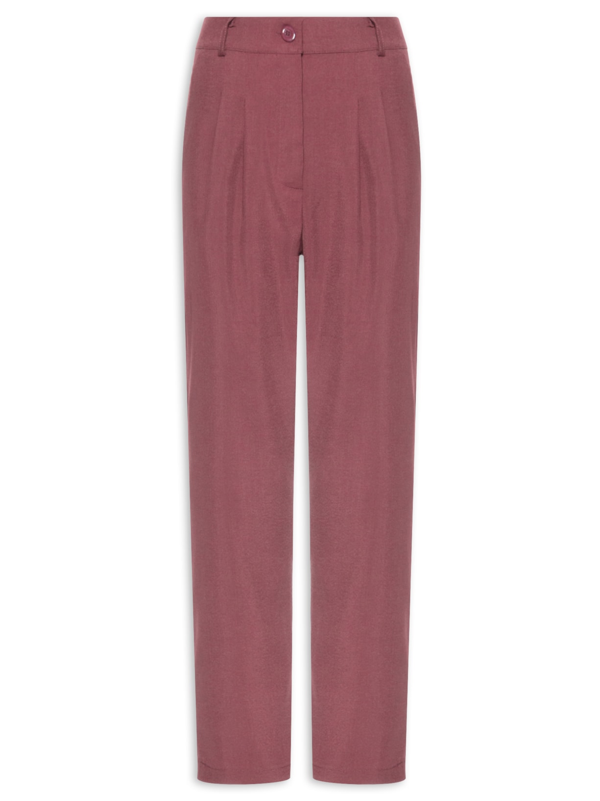 Calça Feminina Slim Alfaiataria - Vermelho