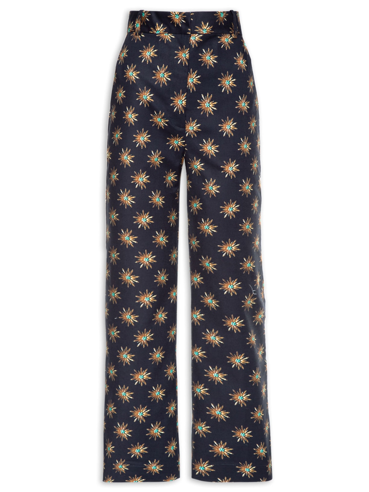 Calça Feminina Slim Bolso Faca - Azul