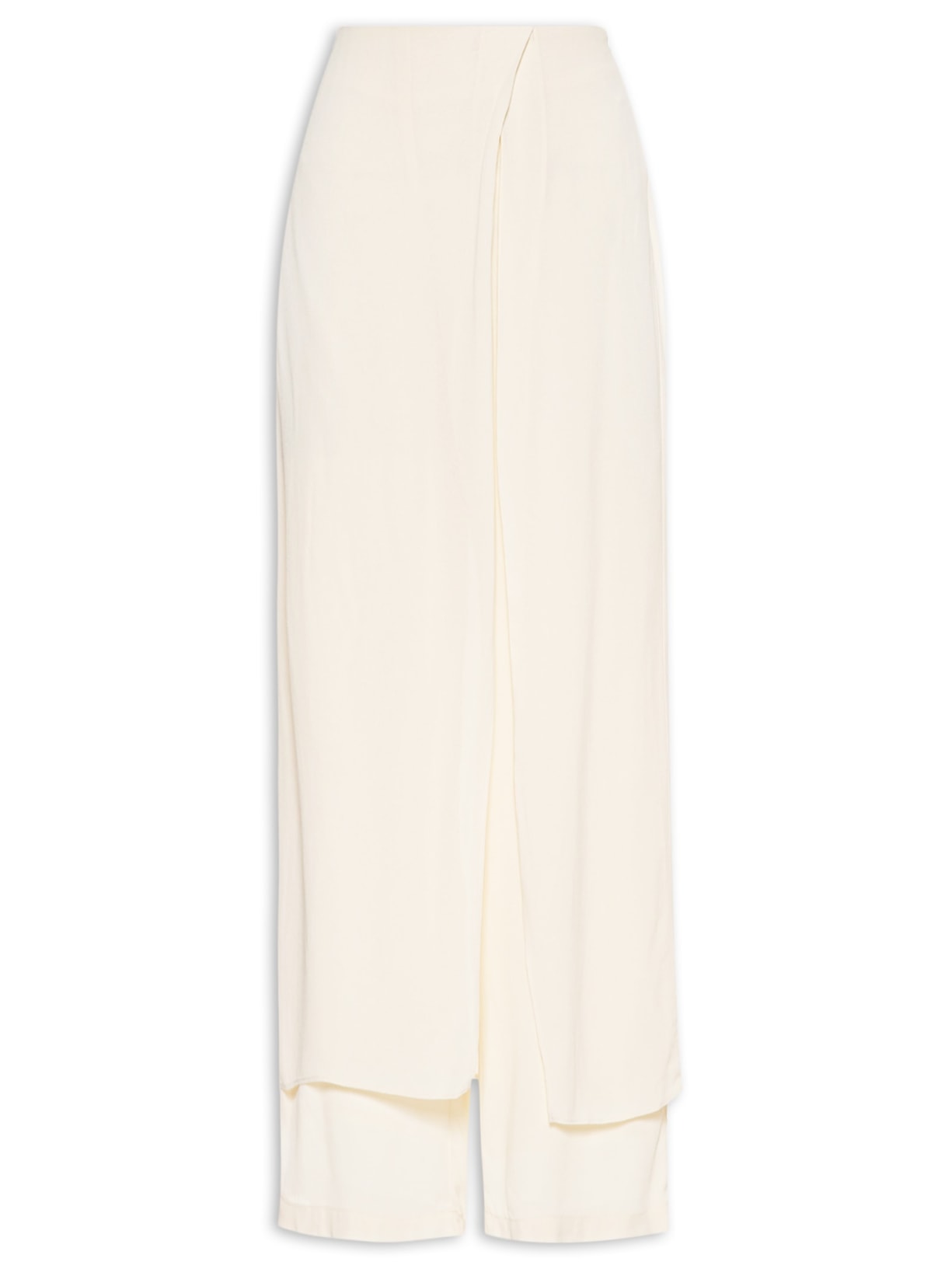 Calça Feminina Sobreposição - Bege